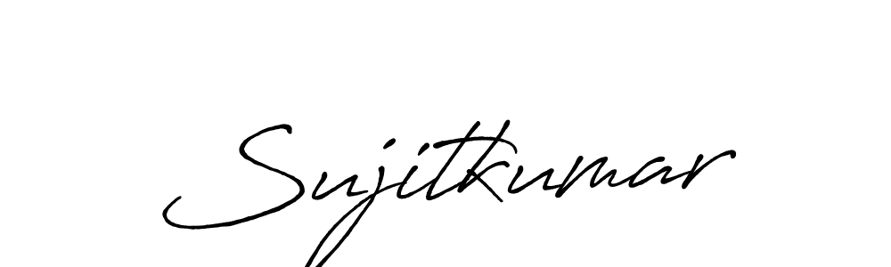 Sujitkumar stylish signature style. Best Handwritten Sign (Antro_Vectra_Bolder) for my name. Handwritten Signature Collection Ideas for my name Sujitkumar. Sujitkumar signature style 7 images and pictures png