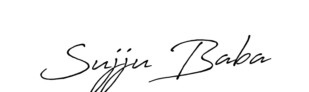 This is the best signature style for the Sujju Baba name. Also you like these signature font (Antro_Vectra_Bolder). Mix name signature. Sujju Baba signature style 7 images and pictures png