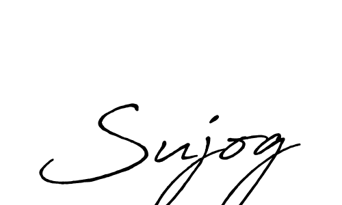 Design your own signature with our free online signature maker. With this signature software, you can create a handwritten (Antro_Vectra_Bolder) signature for name Sujog. Sujog signature style 7 images and pictures png