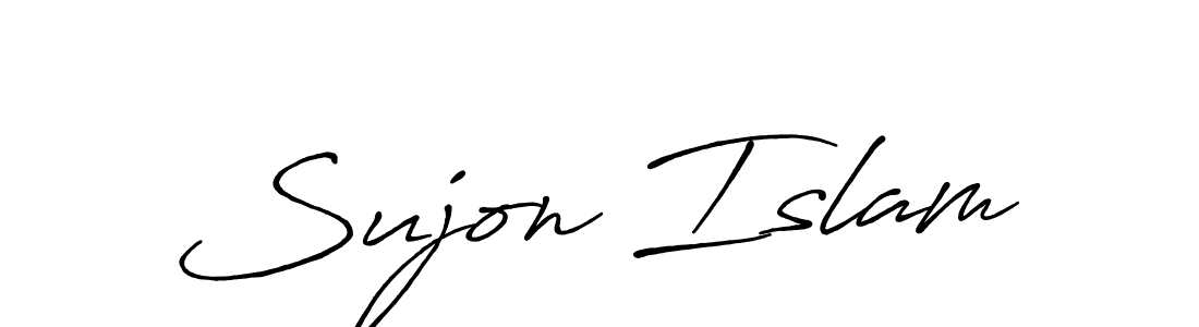 if you are searching for the best signature style for your name Sujon Islam. so please give up your signature search. here we have designed multiple signature styles  using Antro_Vectra_Bolder. Sujon Islam signature style 7 images and pictures png