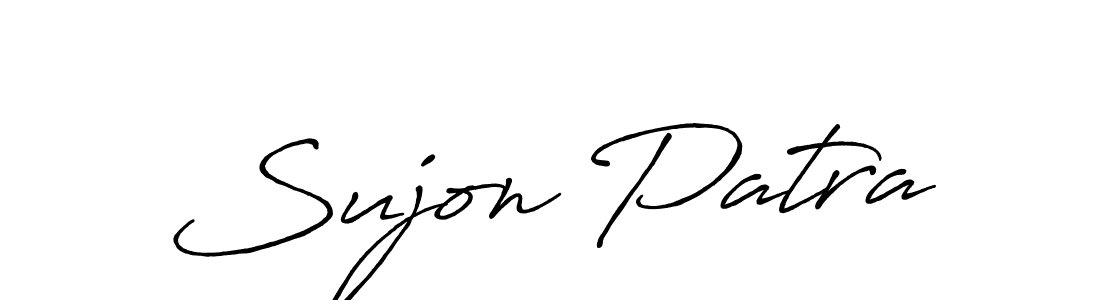 Also You can easily find your signature by using the search form. We will create Sujon Patra name handwritten signature images for you free of cost using Antro_Vectra_Bolder sign style. Sujon Patra signature style 7 images and pictures png