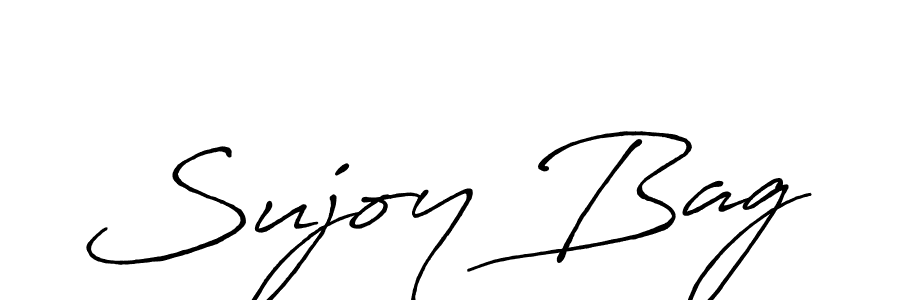 Design your own signature with our free online signature maker. With this signature software, you can create a handwritten (Antro_Vectra_Bolder) signature for name Sujoy Bag. Sujoy Bag signature style 7 images and pictures png
