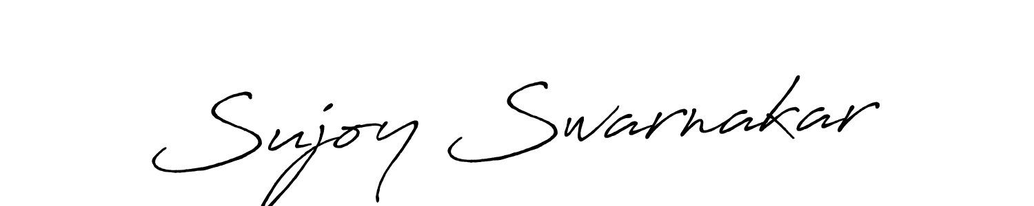 Sujoy Swarnakar stylish signature style. Best Handwritten Sign (Antro_Vectra_Bolder) for my name. Handwritten Signature Collection Ideas for my name Sujoy Swarnakar. Sujoy Swarnakar signature style 7 images and pictures png