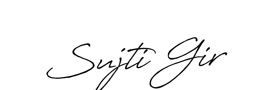 Also we have Sujti Gir name is the best signature style. Create professional handwritten signature collection using Antro_Vectra_Bolder autograph style. Sujti Gir signature style 7 images and pictures png