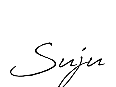 You should practise on your own different ways (Antro_Vectra_Bolder) to write your name (Suju) in signature. don't let someone else do it for you. Suju signature style 7 images and pictures png