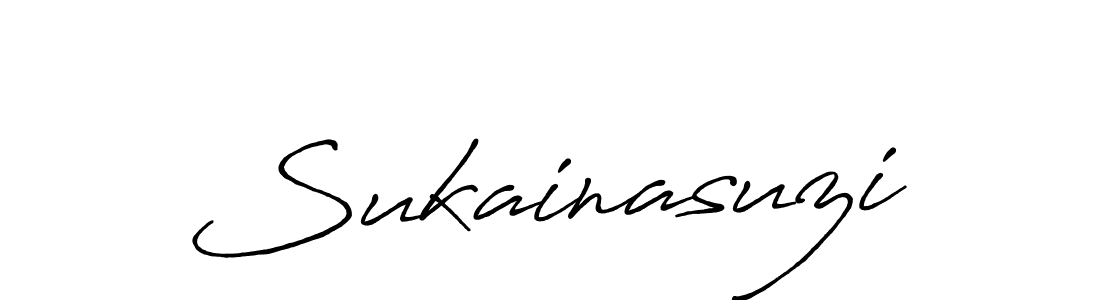 Make a beautiful signature design for name Sukainasuzi. With this signature (Antro_Vectra_Bolder) style, you can create a handwritten signature for free. Sukainasuzi signature style 7 images and pictures png