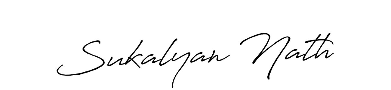 Also we have Sukalyan Nath name is the best signature style. Create professional handwritten signature collection using Antro_Vectra_Bolder autograph style. Sukalyan Nath signature style 7 images and pictures png