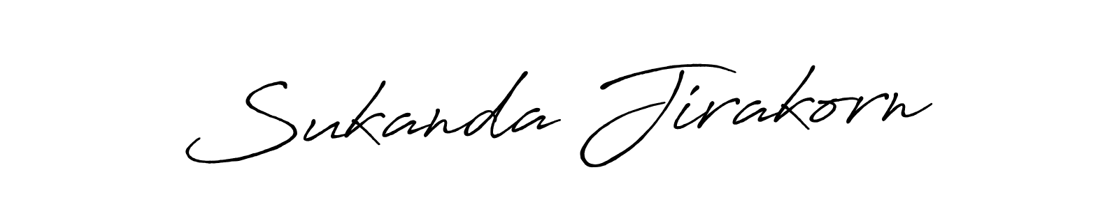 Once you've used our free online signature maker to create your best signature Antro_Vectra_Bolder style, it's time to enjoy all of the benefits that Sukanda Jirakorn name signing documents. Sukanda Jirakorn signature style 7 images and pictures png