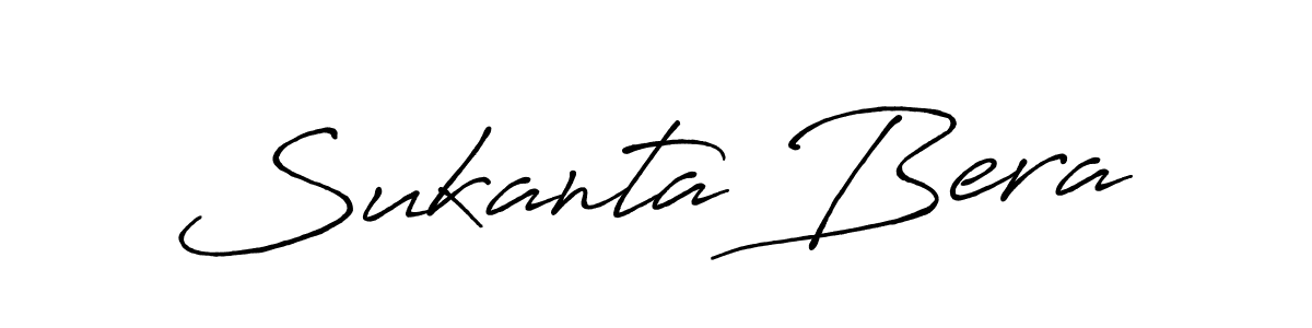 Also You can easily find your signature by using the search form. We will create Sukanta Bera name handwritten signature images for you free of cost using Antro_Vectra_Bolder sign style. Sukanta Bera signature style 7 images and pictures png