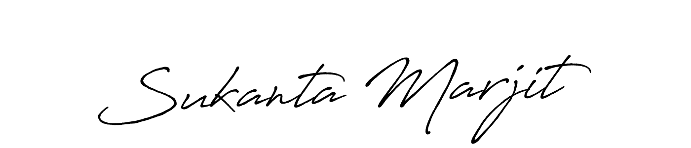Also You can easily find your signature by using the search form. We will create Sukanta Marjit name handwritten signature images for you free of cost using Antro_Vectra_Bolder sign style. Sukanta Marjit signature style 7 images and pictures png