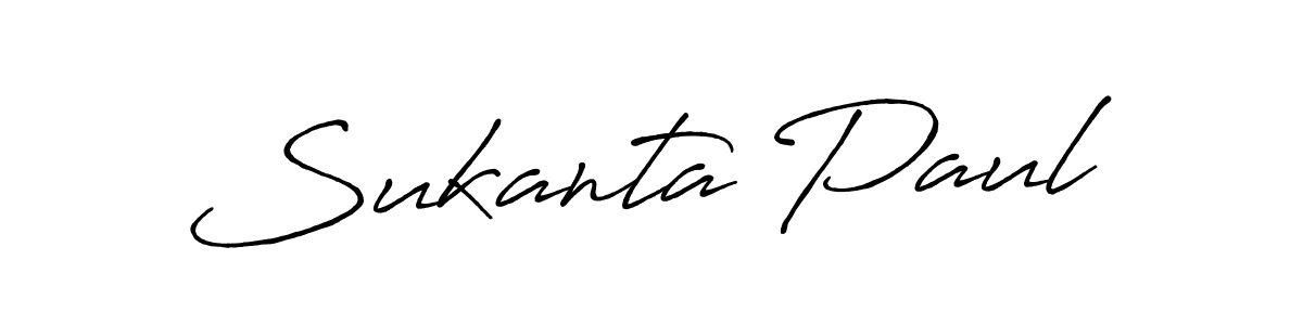 Sukanta Paul stylish signature style. Best Handwritten Sign (Antro_Vectra_Bolder) for my name. Handwritten Signature Collection Ideas for my name Sukanta Paul. Sukanta Paul signature style 7 images and pictures png