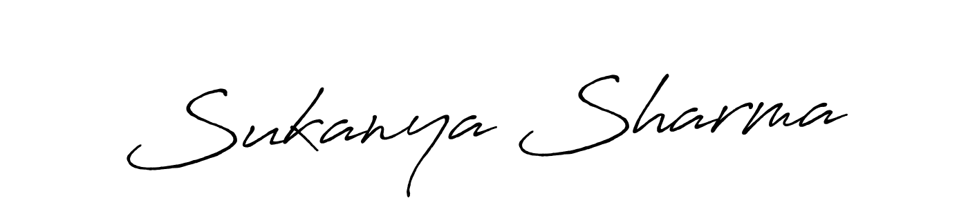 It looks lik you need a new signature style for name Sukanya Sharma. Design unique handwritten (Antro_Vectra_Bolder) signature with our free signature maker in just a few clicks. Sukanya Sharma signature style 7 images and pictures png