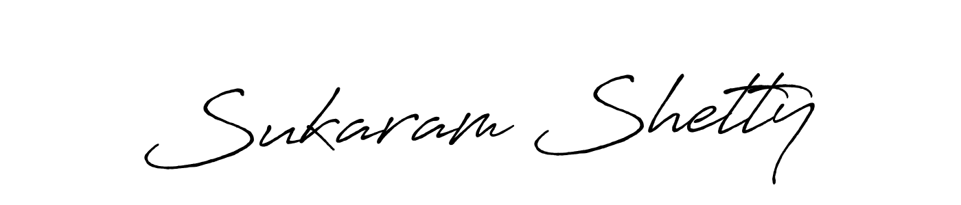 How to make Sukaram Shetty signature? Antro_Vectra_Bolder is a professional autograph style. Create handwritten signature for Sukaram Shetty name. Sukaram Shetty signature style 7 images and pictures png