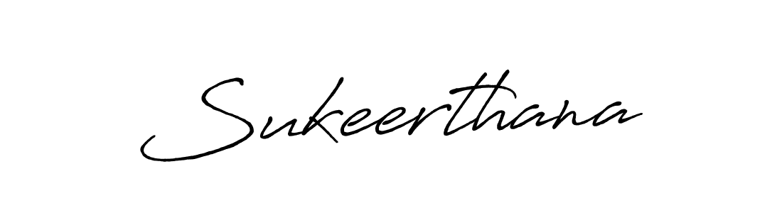 Use a signature maker to create a handwritten signature online. With this signature software, you can design (Antro_Vectra_Bolder) your own signature for name Sukeerthana. Sukeerthana signature style 7 images and pictures png