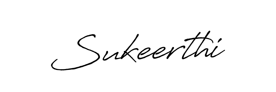 Create a beautiful signature design for name Sukeerthi. With this signature (Antro_Vectra_Bolder) fonts, you can make a handwritten signature for free. Sukeerthi signature style 7 images and pictures png