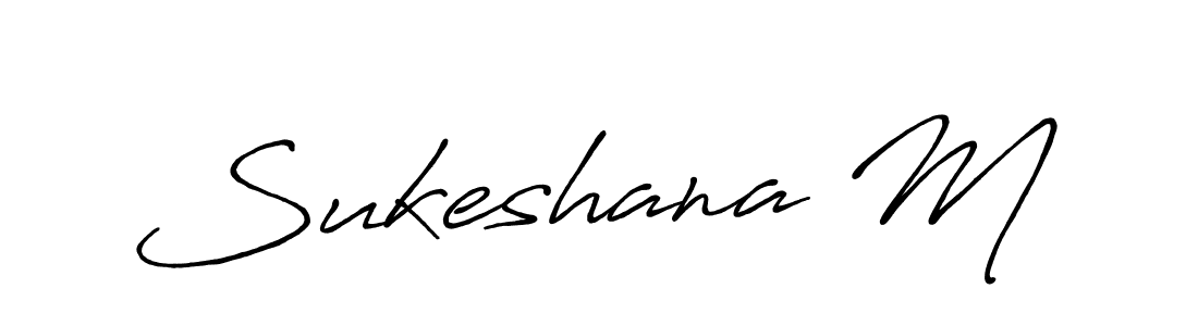 Here are the top 10 professional signature styles for the name Sukeshana M. These are the best autograph styles you can use for your name. Sukeshana M signature style 7 images and pictures png
