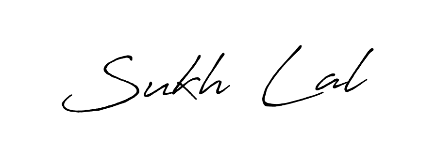 Similarly Antro_Vectra_Bolder is the best handwritten signature design. Signature creator online .You can use it as an online autograph creator for name Sukh  Lal. Sukh  Lal signature style 7 images and pictures png