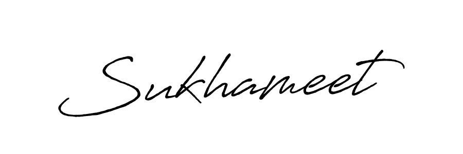 Make a beautiful signature design for name Sukhameet. With this signature (Antro_Vectra_Bolder) style, you can create a handwritten signature for free. Sukhameet signature style 7 images and pictures png