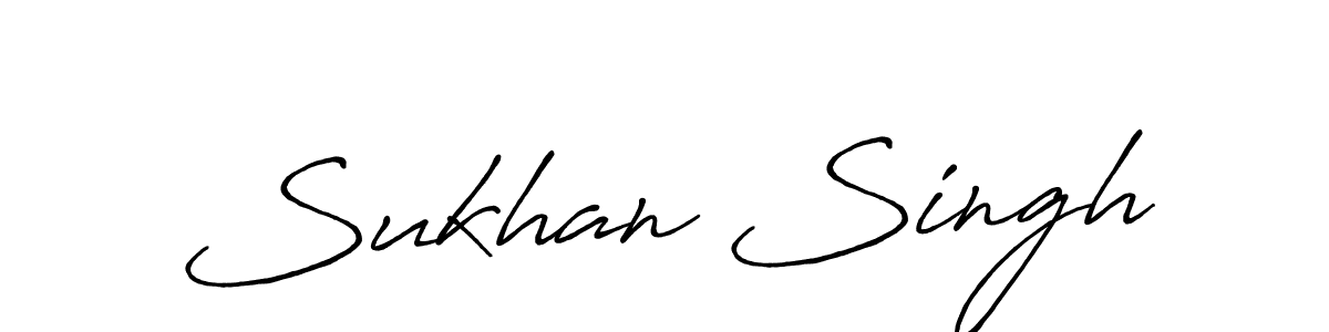 How to Draw Sukhan Singh signature style? Antro_Vectra_Bolder is a latest design signature styles for name Sukhan Singh. Sukhan Singh signature style 7 images and pictures png