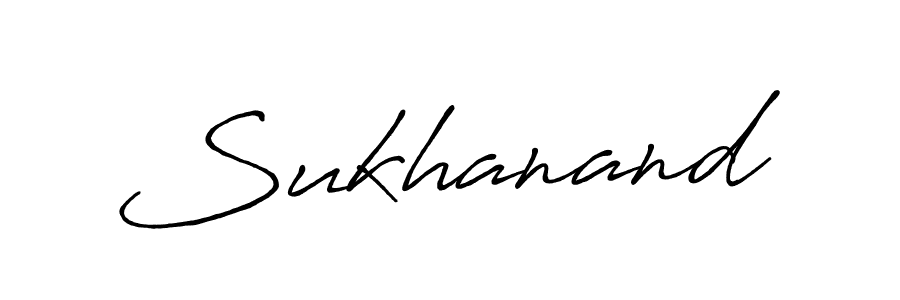 Design your own signature with our free online signature maker. With this signature software, you can create a handwritten (Antro_Vectra_Bolder) signature for name Sukhanand. Sukhanand signature style 7 images and pictures png