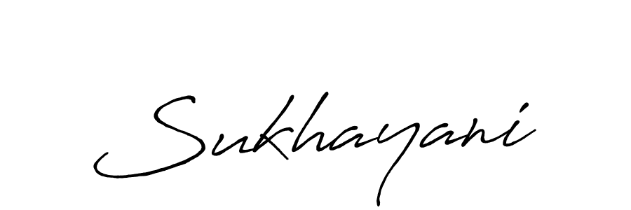 Make a beautiful signature design for name Sukhayani. Use this online signature maker to create a handwritten signature for free. Sukhayani signature style 7 images and pictures png