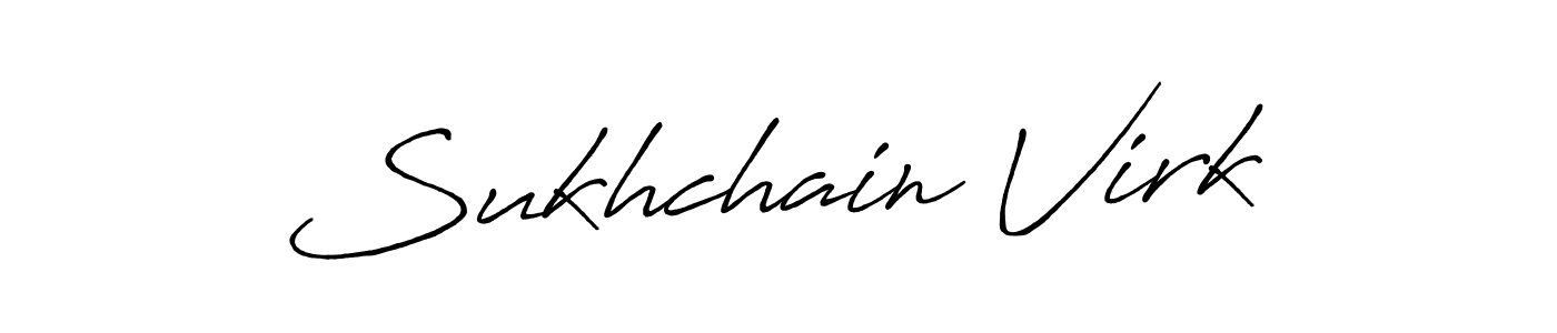 How to make Sukhchain Virk signature? Antro_Vectra_Bolder is a professional autograph style. Create handwritten signature for Sukhchain Virk name. Sukhchain Virk signature style 7 images and pictures png