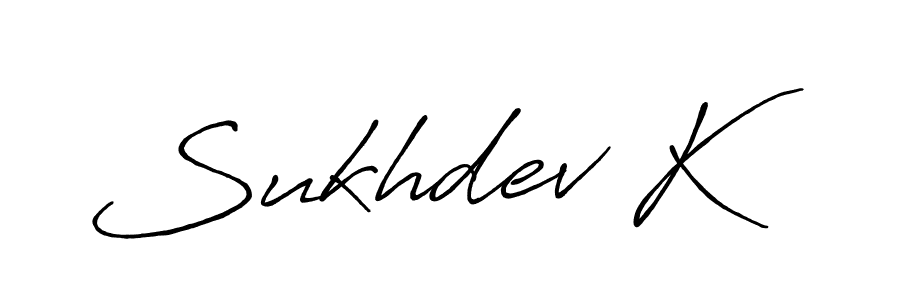Once you've used our free online signature maker to create your best signature Antro_Vectra_Bolder style, it's time to enjoy all of the benefits that Sukhdev K name signing documents. Sukhdev K signature style 7 images and pictures png