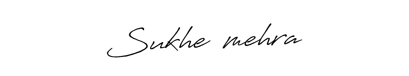 You should practise on your own different ways (Antro_Vectra_Bolder) to write your name (Sukhe❤️mehra) in signature. don't let someone else do it for you. Sukhe❤️mehra signature style 7 images and pictures png