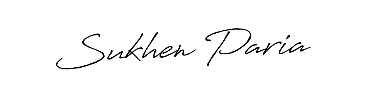 Also You can easily find your signature by using the search form. We will create Sukhen Paria name handwritten signature images for you free of cost using Antro_Vectra_Bolder sign style. Sukhen Paria signature style 7 images and pictures png