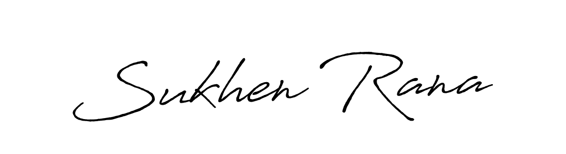Sukhen Rana stylish signature style. Best Handwritten Sign (Antro_Vectra_Bolder) for my name. Handwritten Signature Collection Ideas for my name Sukhen Rana. Sukhen Rana signature style 7 images and pictures png