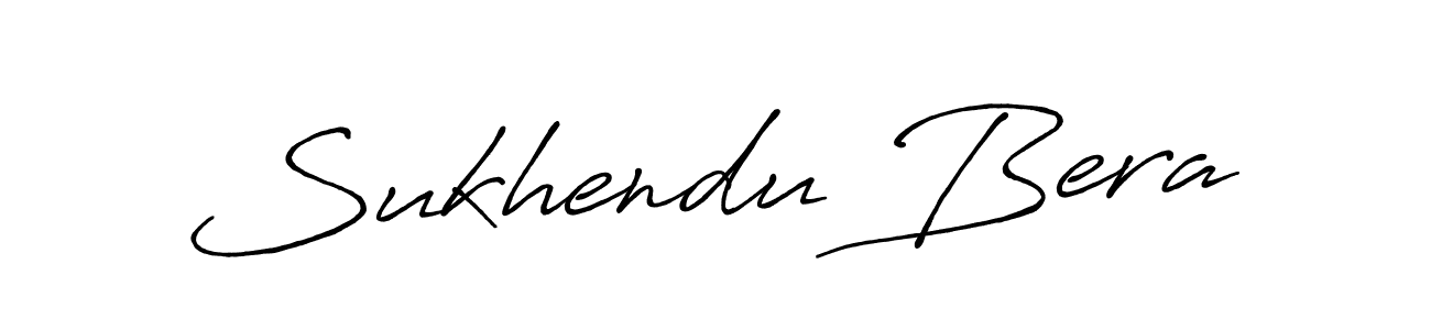 Make a beautiful signature design for name Sukhendu Bera. With this signature (Antro_Vectra_Bolder) style, you can create a handwritten signature for free. Sukhendu Bera signature style 7 images and pictures png