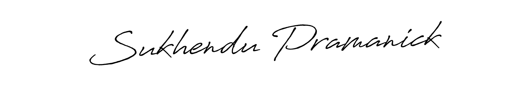 Sukhendu Pramanick stylish signature style. Best Handwritten Sign (Antro_Vectra_Bolder) for my name. Handwritten Signature Collection Ideas for my name Sukhendu Pramanick. Sukhendu Pramanick signature style 7 images and pictures png