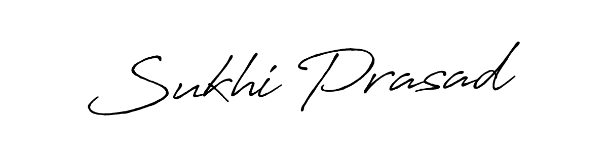 The best way (Antro_Vectra_Bolder) to make a short signature is to pick only two or three words in your name. The name Sukhi Prasad include a total of six letters. For converting this name. Sukhi Prasad signature style 7 images and pictures png