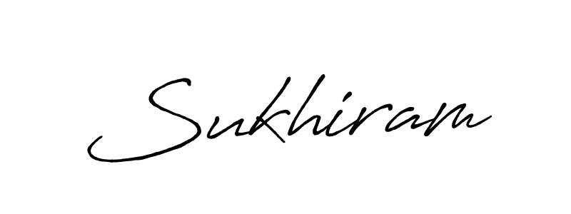 Make a beautiful signature design for name Sukhiram. With this signature (Antro_Vectra_Bolder) style, you can create a handwritten signature for free. Sukhiram signature style 7 images and pictures png