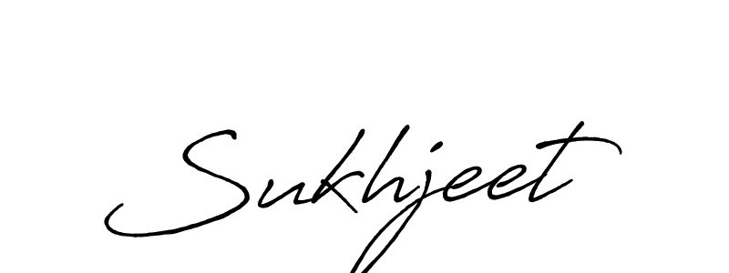 Create a beautiful signature design for name Sukhjeet. With this signature (Antro_Vectra_Bolder) fonts, you can make a handwritten signature for free. Sukhjeet signature style 7 images and pictures png