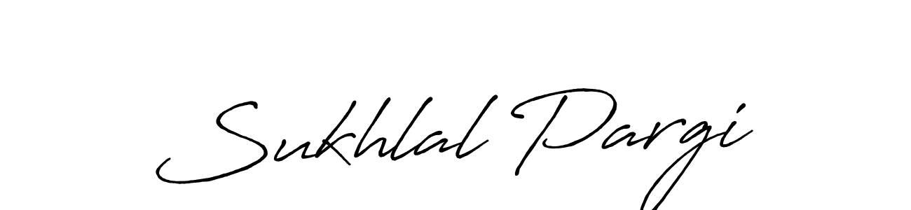 Sukhlal Pargi stylish signature style. Best Handwritten Sign (Antro_Vectra_Bolder) for my name. Handwritten Signature Collection Ideas for my name Sukhlal Pargi. Sukhlal Pargi signature style 7 images and pictures png