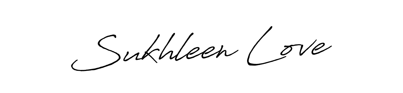 Design your own signature with our free online signature maker. With this signature software, you can create a handwritten (Antro_Vectra_Bolder) signature for name Sukhleen Love. Sukhleen Love signature style 7 images and pictures png
