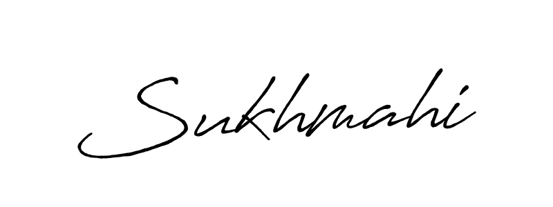 The best way (Antro_Vectra_Bolder) to make a short signature is to pick only two or three words in your name. The name Sukhmahi include a total of six letters. For converting this name. Sukhmahi signature style 7 images and pictures png