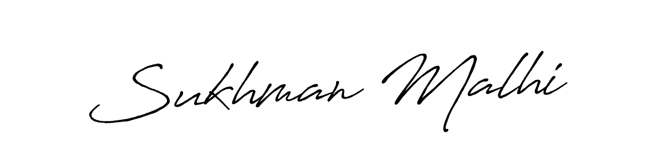 Also You can easily find your signature by using the search form. We will create Sukhman Malhi name handwritten signature images for you free of cost using Antro_Vectra_Bolder sign style. Sukhman Malhi signature style 7 images and pictures png