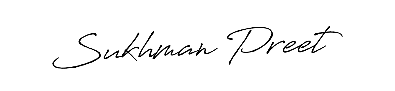 How to Draw Sukhman Preet signature style? Antro_Vectra_Bolder is a latest design signature styles for name Sukhman Preet. Sukhman Preet signature style 7 images and pictures png