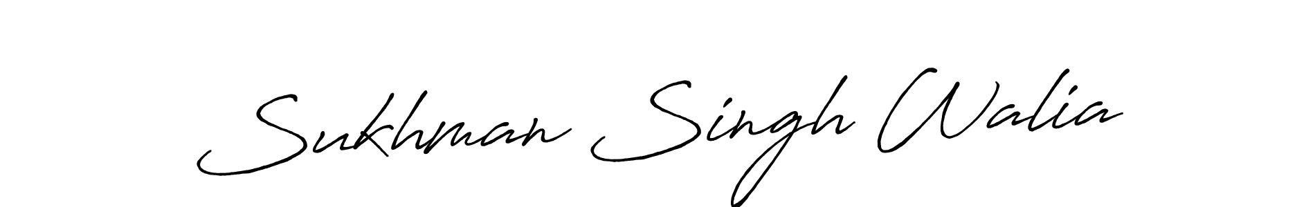Make a beautiful signature design for name Sukhman Singh Walia. Use this online signature maker to create a handwritten signature for free. Sukhman Singh Walia signature style 7 images and pictures png