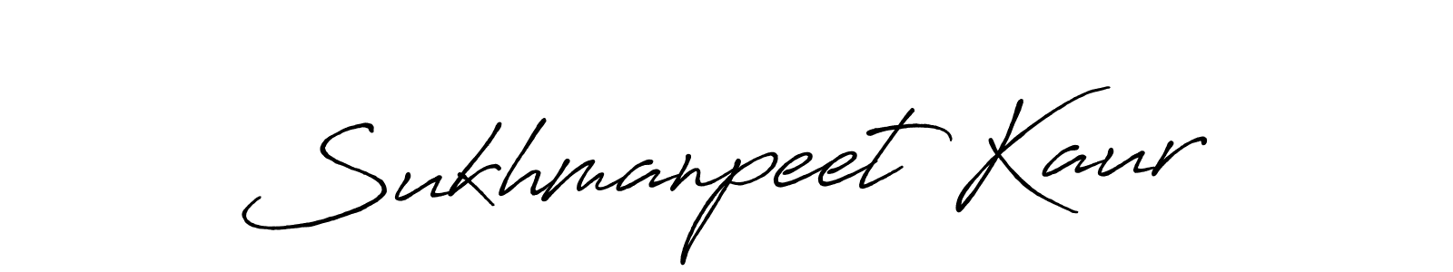 Also we have Sukhmanpeet Kaur name is the best signature style. Create professional handwritten signature collection using Antro_Vectra_Bolder autograph style. Sukhmanpeet Kaur signature style 7 images and pictures png