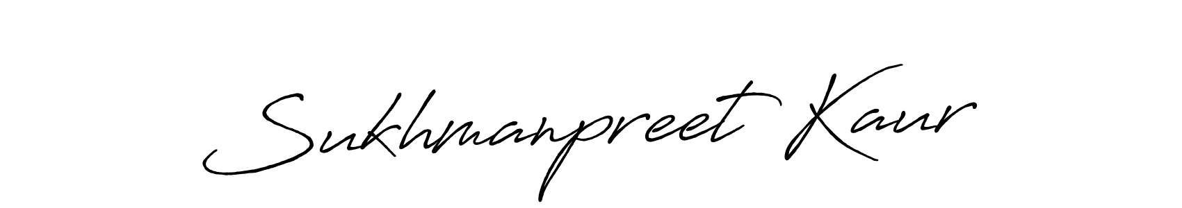 Sukhmanpreet Kaur stylish signature style. Best Handwritten Sign (Antro_Vectra_Bolder) for my name. Handwritten Signature Collection Ideas for my name Sukhmanpreet Kaur. Sukhmanpreet Kaur signature style 7 images and pictures png