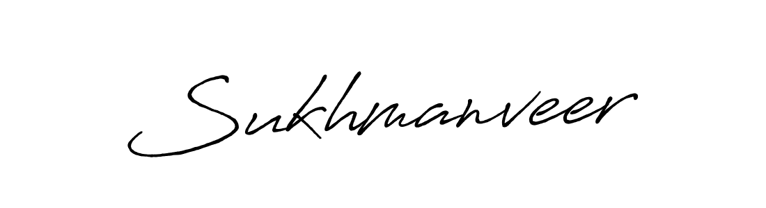 Create a beautiful signature design for name Sukhmanveer. With this signature (Antro_Vectra_Bolder) fonts, you can make a handwritten signature for free. Sukhmanveer signature style 7 images and pictures png