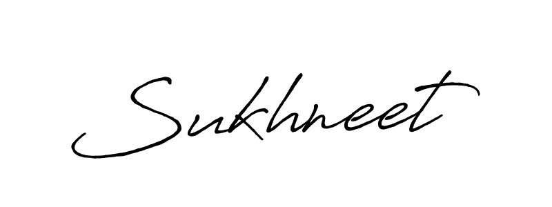 How to make Sukhneet signature? Antro_Vectra_Bolder is a professional autograph style. Create handwritten signature for Sukhneet name. Sukhneet signature style 7 images and pictures png