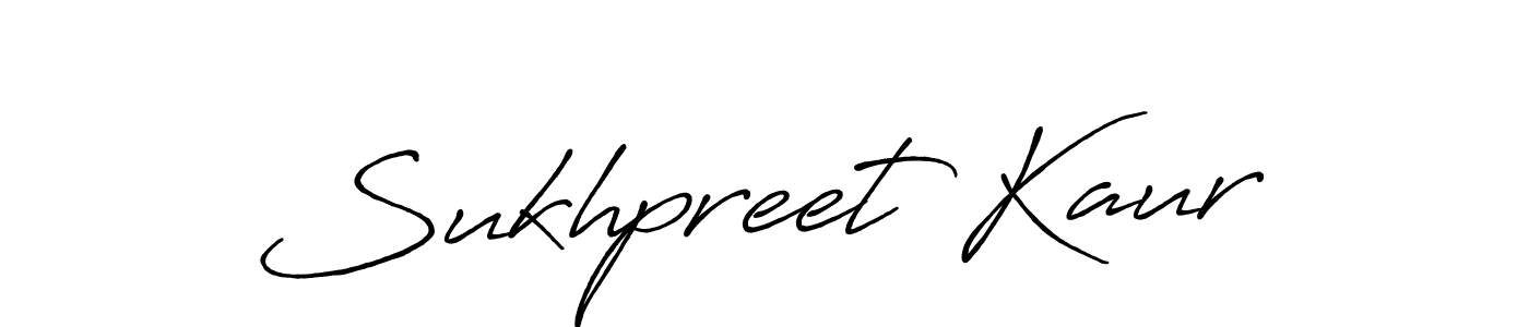 Sukhpreet Kaur stylish signature style. Best Handwritten Sign (Antro_Vectra_Bolder) for my name. Handwritten Signature Collection Ideas for my name Sukhpreet Kaur. Sukhpreet Kaur signature style 7 images and pictures png