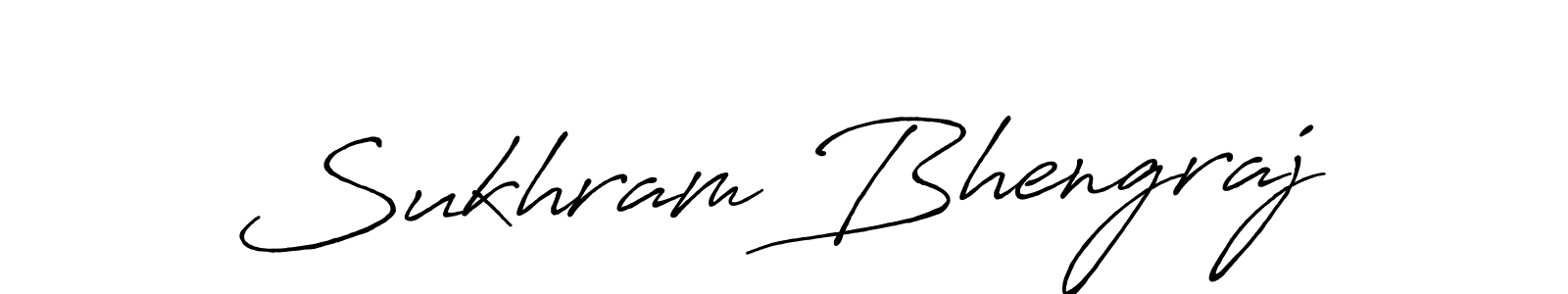 How to make Sukhram Bhengraj signature? Antro_Vectra_Bolder is a professional autograph style. Create handwritten signature for Sukhram Bhengraj name. Sukhram Bhengraj signature style 7 images and pictures png