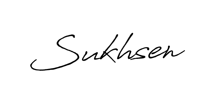 Make a beautiful signature design for name Sukhsen. Use this online signature maker to create a handwritten signature for free. Sukhsen signature style 7 images and pictures png