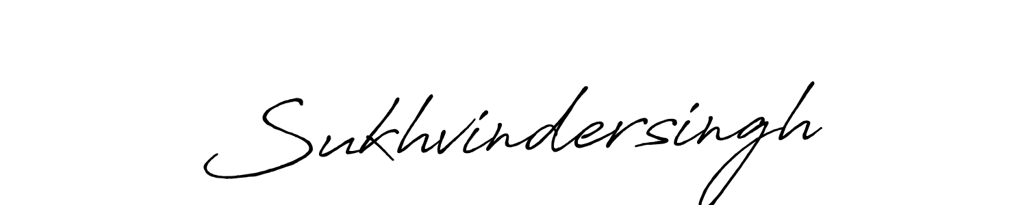 Make a beautiful signature design for name Sukhvindersingh. With this signature (Antro_Vectra_Bolder) style, you can create a handwritten signature for free. Sukhvindersingh signature style 7 images and pictures png