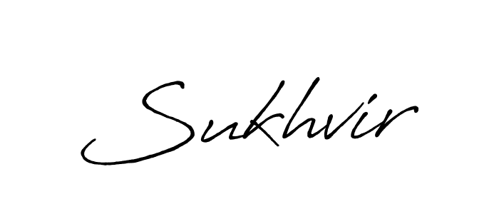 The best way (Antro_Vectra_Bolder) to make a short signature is to pick only two or three words in your name. The name Sukhvir include a total of six letters. For converting this name. Sukhvir signature style 7 images and pictures png